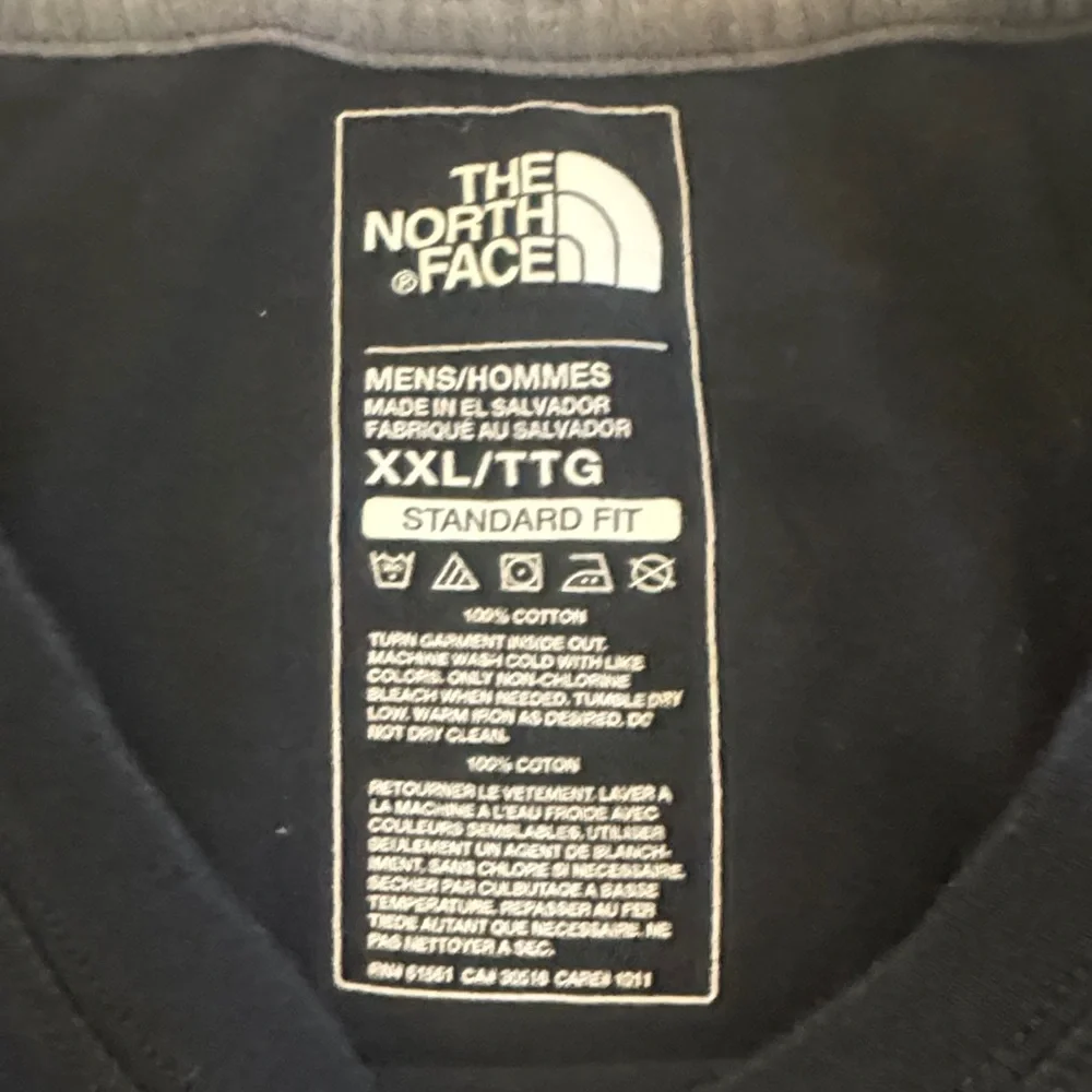 The North Face Black and White Short Sleeve Tee‎